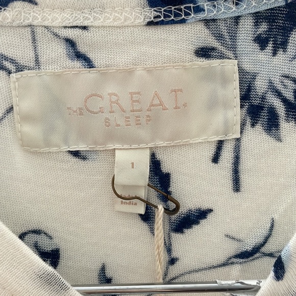 NWT The Great pajama top, size 1 - Picture 2 of 3